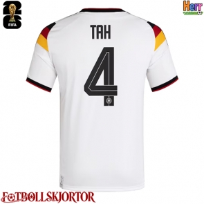 Tyskland Jonathan Tah #4 Hemmatröja VM 2026 Kortärmad